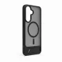 Evelatus Samsung Galaxy A37 / A36 guminis dėklas su MagSafe ir stoveliu, juodas