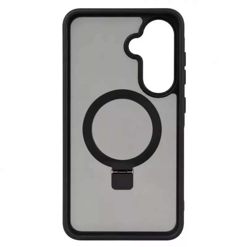 Evelatus Samsung Galaxy A37 / A36 Shield dėklas su MagSafe ir stoveliu, matinis juodas