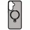 Evelatus Samsung Galaxy A37 / A36 Shield dėklas su MagSafe ir stoveliu, matinis juodas