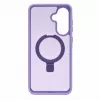 Evelatus Samsung Galaxy A37 / A36 Shield dėklas su MagSafe ir stovu, matinis alyvinis violetinis