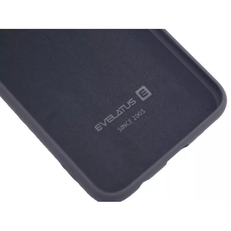 Evelatus Samsung Galaxy A40 Nano Silicone dėklas Soft Touch TPU juodos spalvos