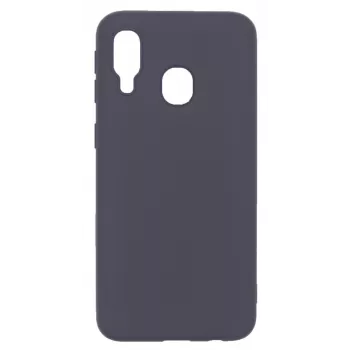 Evelatus Samsung Galaxy A40 Nano Silicone dėklas Soft Touch TPU juodos spalvos