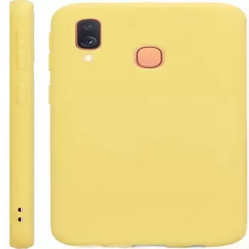Evelatus Samsung Galaxy A40 Nano Silicone Case Soft Touch TPU Yellow