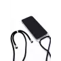 Evelatus Samsung Galaxy A40s Case with Rope Black Transparent