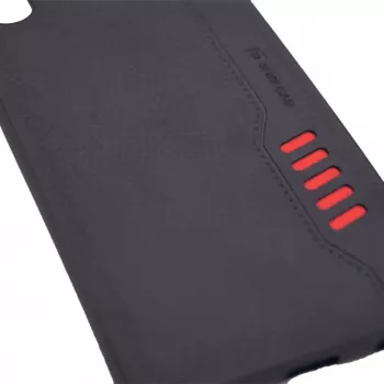 Evelatus Samsung Galaxy A50 Shooter Series Black Rugged Back Cover su Kickstand ir Žiediniu Laikikliu