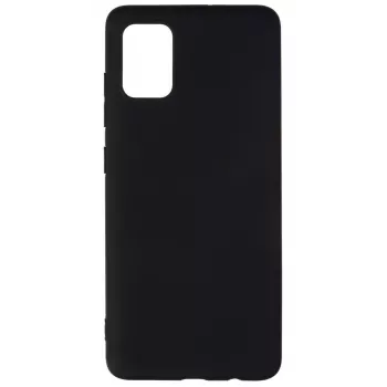 Evelatus Samsung Galaxy A51 Nano Silikono dėklas Soft Touch TPU juodas