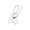 Evelatus Samsung Galaxy A57 Hybrid dėklas su MagSafe PC+TPU 360 metaliniu stoveliu, permatomas