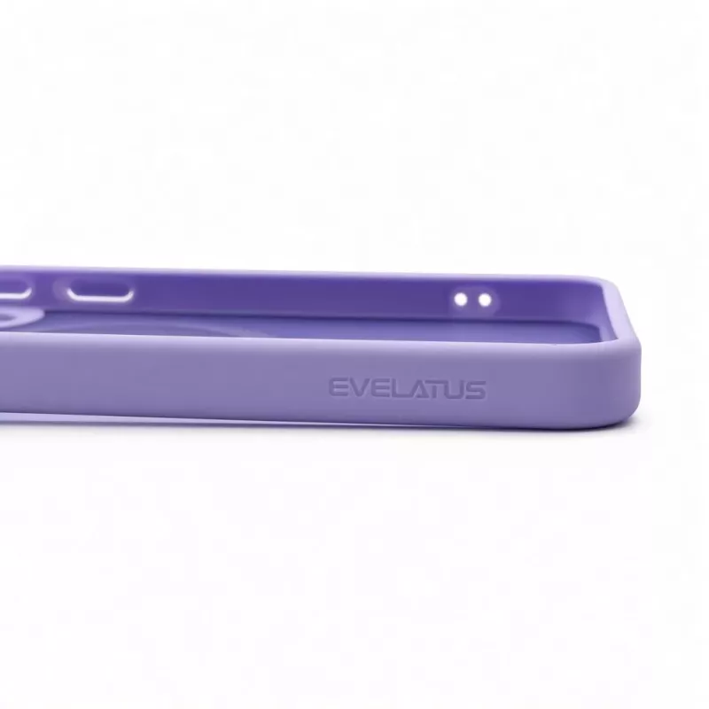 Evelatus Samsung Galaxy A57 Shield Case su MagSafe ir stovu, matinis žiedas, levandų violetinė