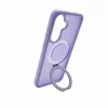 Evelatus Samsung Galaxy A57 Shield Case su MagSafe ir stovu, matinis žiedas, levandų violetinė
