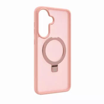 Evelatus Samsung Galaxy A57 Shield dėklas su MagSafe ir laikikliu, matinis šviesiai rožinis