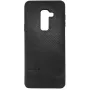 Evelatus Samsung Galaxy A6+ (2018) TPU Back Cover with Metal Plate for Magnetic Car Holder, Black