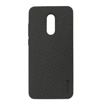 Evelatus Samsung Galaxy A6 2018 TPU dėklas su metaline plokštele magnetiniam laikikliui, juodas