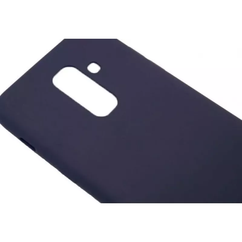 Evelatus Samsung Galaxy A6 Plus 2018 Nano Silicone Case Soft Touch TPU Midnight Blue