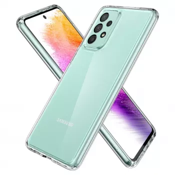 Evelatus Samsung Galaxy A73 5G skaidrus silikoninis dėklas 1,5 mm TPU permatomas