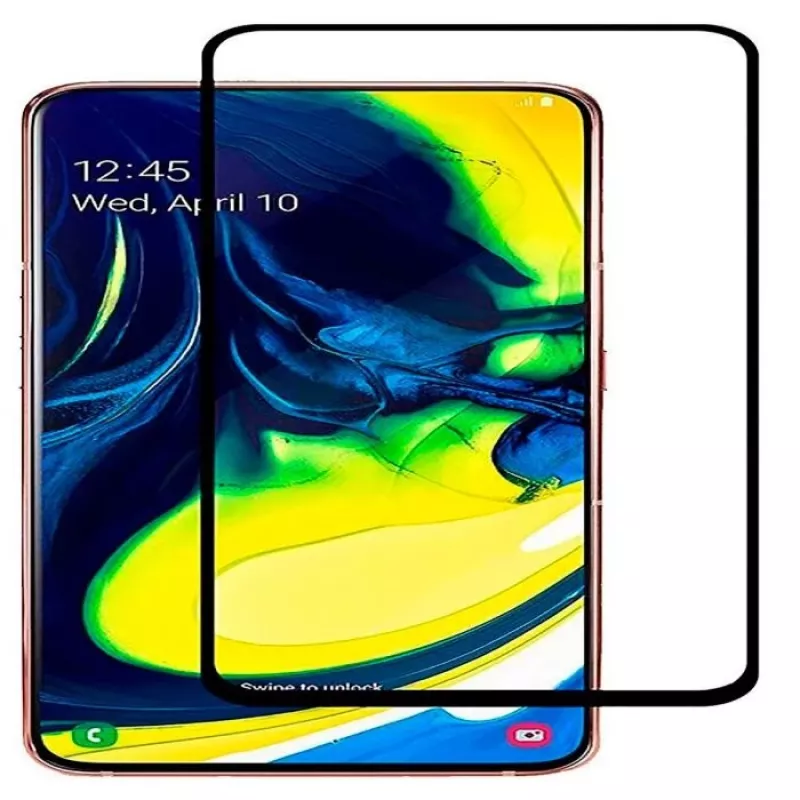EVELATUS Samsung Galaxy A90 0,33 mm Flat Clear Tempered Glass Screen Protector su Japan Glue ir Anti-Static sluoksniu