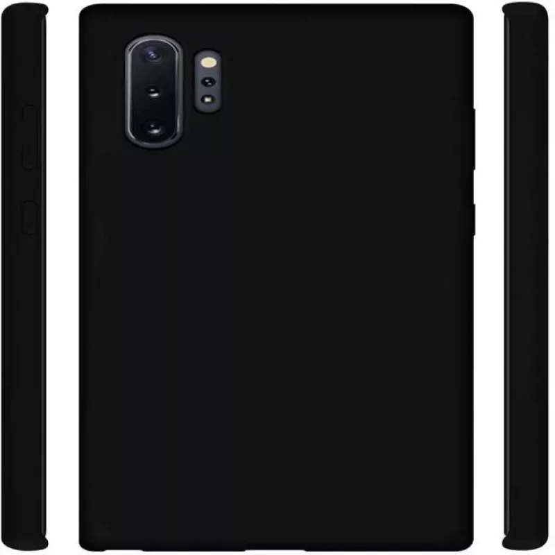 Evelatus Samsung Galaxy Note 10 Plus Premium Soft Touch silikoninis dėklas, juodas