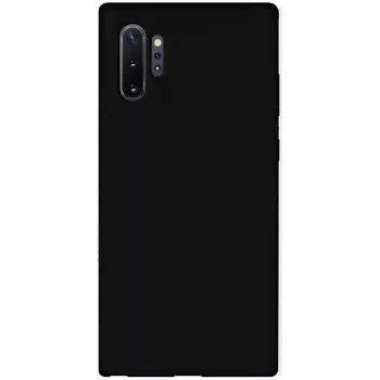Evelatus Samsung Galaxy Note 10 Plus Premium Soft Touch silikoninis dėklas, juodas