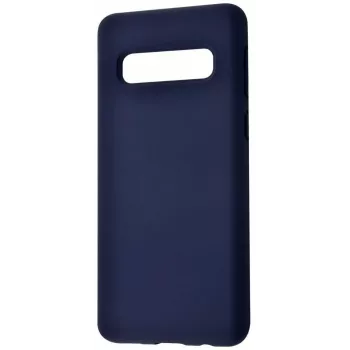 Evelatus Samsung Galaxy S10 Plus Premium Soft Touch silikoninis dėklas, vidurnakčio mėlyna