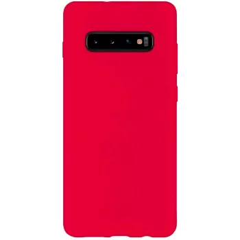 Evelatus Samsung Galaxy S10 Plus minkšto silikono dėklas raudonas