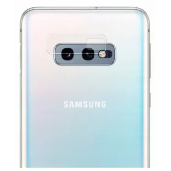 Evelatus Samsung Galaxy S10e Fotoaparato Objektyvo Stiklo Pakeitimas – Skaidrus su Juodu Rėmeliu