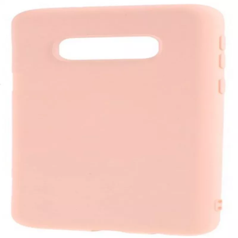 Evelatus Samsung Galaxy S10e Nano Silicone Case Soft Touch TPU Beige