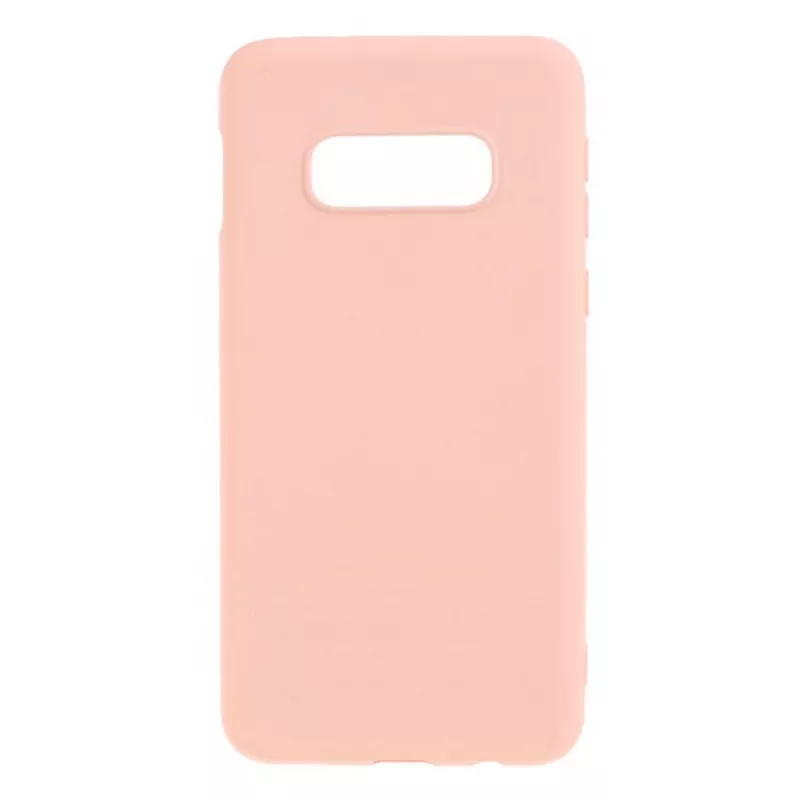 Evelatus Samsung Galaxy S10e Nano Silicone Case Soft Touch TPU Beige