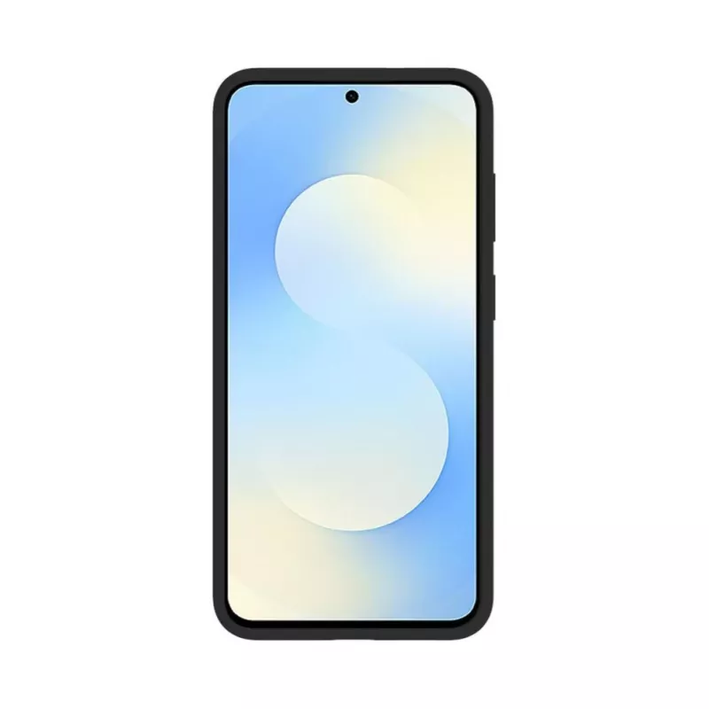 Evelatus Samsung Galaxy S26 FE Premium magnetinis minkšto prisilietimo silikoninis dėklas, juodas