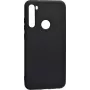 Evelatus Soft Touch Silicone Case with Strap, skirta Xiaomi Redmi Note 8 / Redmi Note 8 2021 - juoda