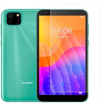 Evelatus grūdinto stiklo apsauginis ekrano stikliukas, skirtas Huawei Y5P 2020, 0,33 mm, skaidrus, antistatinis, Japan Glue