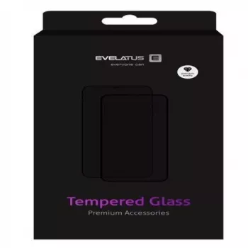 Evelatus grūdinto stiklo apsauginis ekrano stikliukas, skirtas Huawei Y6P 2020, 0,33 mm plokščias skaidrus, Japan Glue, antistatinis