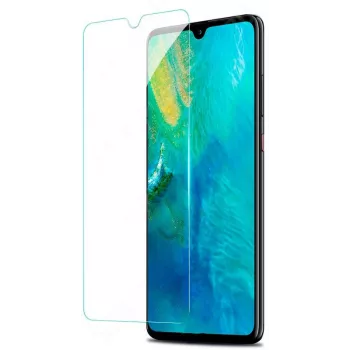 Evelatus grūdinto stiklo apsauginis ekrano stikliukas, skirtas Huawei Y6P 2020, 0,33 mm plokščias skaidrus, Japan Glue, antistatinis
