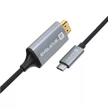 Evelatus Universal Data Cable HDMI į Type C TPC04 juodos spalvos
