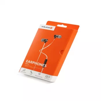 Evelatus Universal Hands Free EEP01 su mikrofonu, universal 3,5 mm, baltas