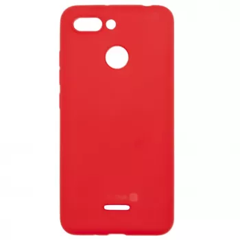 Evelatus Xiaomi Redmi 6 Nano Silicone Case Soft Touch TPU Raudona