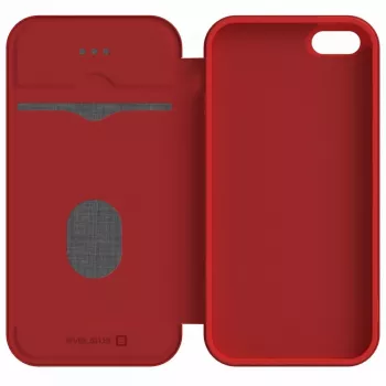 Evelatus Xiaomi Redmi 6 Pro / Mi A2 Lite knygelės dėklas, vyno raudona