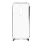 Evelatus Xiaomi Redmi Note 8 Pro Silikoninis Skaidrus Dangtelis su TPU Kaspinu Erdvės Pilka