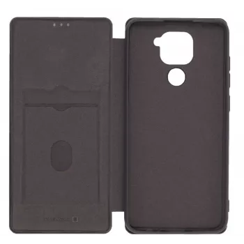 Evelatus Xiaomi Redmi Note 9 knygelės dėklas juodos spalvos