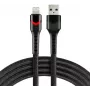 everActive CBB-1IBR USB-A į Lightning RGB LED pintas kabelis 1m 2,4A juodas