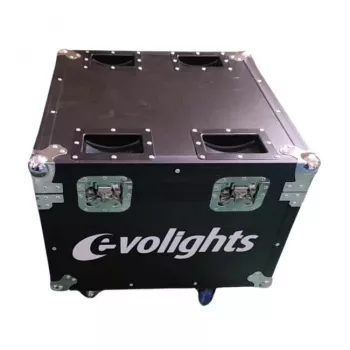 EVOLIGHTS GLACIER 18 CASE 4IN1 tvirtas skrydžio dėklas 4 judantiems šviestuvams