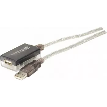 Exertis Connect 149213 USB 2.0 Type-A į Type-B laidas, 1,8 m, pilkas/permatomas