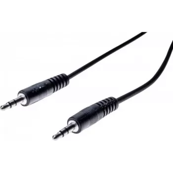 EXERTIS CONNECT 20m 3,5mm stereo jack audio kabelis, vyriškas-vyriškas, juodas 108572