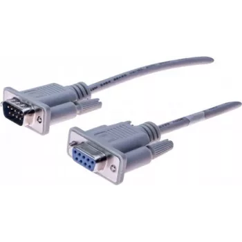 Exertis Connect 580241 serijinis kabelis, pilkas, 5 m, D-Sub DB-9
