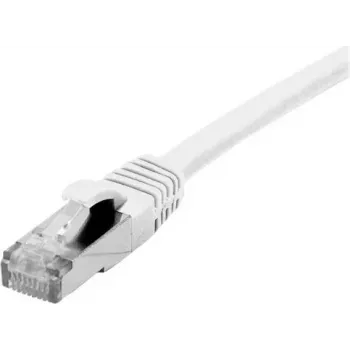 EXERTIS CONNECT CAT 6 F/UTP PoE be halogenų baltas tinklo kabelis 15m su fiksatoriaus apsauga 850889