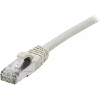 EXERTIS CONNECT Cat 6A S/FTP tinklo kabelis, 0,5 m, pilkas, plonas įtempimo mažinimo gaubtas 858403