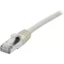 EXERTIS CONNECT Cat 6A S/FTP tinklo kabelis, 0,5 m, pilkas, plonas įtempimo mažinimo gaubtas 858403