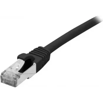 EXERTIS CONNECT Cat 6A S/FTP komutacinis kabelis, 2m, juodas, plonu lankstumo apsaugu 858486