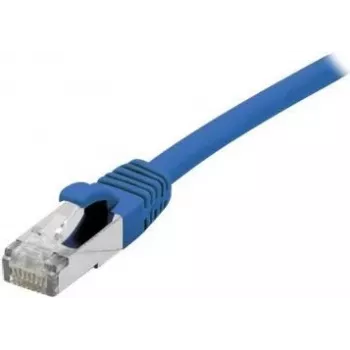 EXERTIS CONNECT Cat 6A S/FTP tinklo kabelis, mėlynas, 3,0 m, plonas snagless apsauga, LSZH 858455