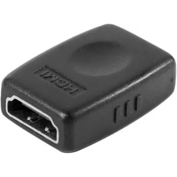 EXERTIS CONNECT HDMI adapteris moteriškas-moteriškas, pasyvus sujungėjas, 4K 60Hz, auksuoti kontaktai, juodas (EXC128289)