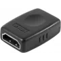 EXERTIS CONNECT HDMI adapteris moteriškas-moteriškas, pasyvus sujungėjas, 4K 60Hz, auksuoti kontaktai, juodas (EXC128289)
