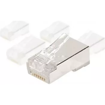 EXERTIS CONNECT RJ45 kištukas Cat.6 STP, 10 vienetų pakuotė (920580)